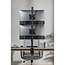 InLine® Desk Bracket for 2x TV / LED / TFT Display up to 81cm 32" max. 9kg vertical black