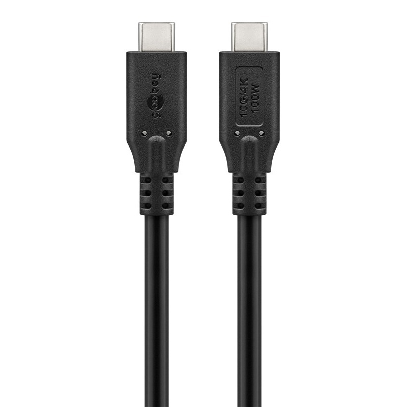 Goobay 74202 USB-kabel USB 3.2 Gen 1 (3.1 Gen 1) 2 m USB C Zwart
