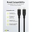 USB-C kabel | USB4 20 Gbps | PD 100W | 4K 60Hz | zwart | 2 meter