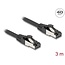 Delock RJ45 Network Cable Cat.8.1 S/FTP 3 m up to 40 Gbps black
