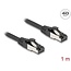 Delock RJ45 Network Cable Cat.8.1 S/FTP 1 m up to 40 Gbps black