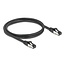 Delock RJ45 Network Cable Cat.8.1 S/FTP 1 m up to 40 Gbps black