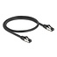 Delock RJ45 Network Cable Cat.8.1 S/FTP 0.5 m up to 40 Gbps black