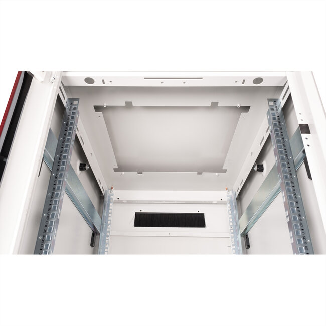 ROLINE 19-inch netwerkkast Pro 42 U, 600x800 BxD Glazen deur grijs
