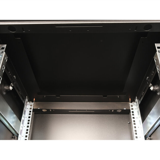 ROLINE 19-inch netwerkkast Pro 26 U, 600x600 BxD Glazen deur zwart