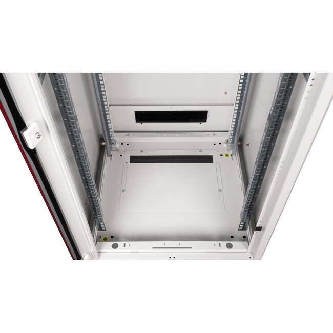 ROLINE 19-inch netwerkkast Pro 42 U, 600x600 BxD Glazen deur grijs
