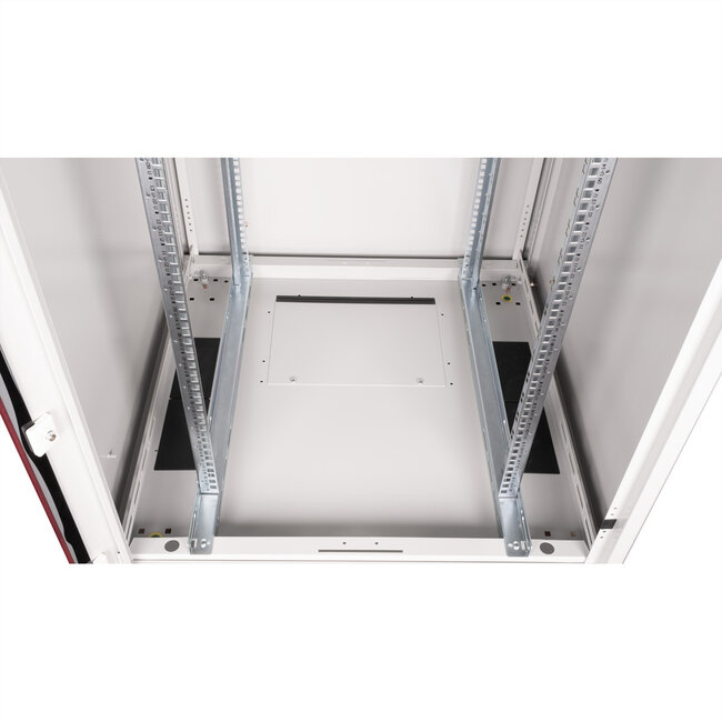 ROLINE 19-inch netwerkkast Basic 22 U, 800x800 BxD Glazen deur grijs