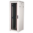 ROLINE 19-inch netwerkkast Pro 32 U, 600x600 BxD Glazen deur grijs