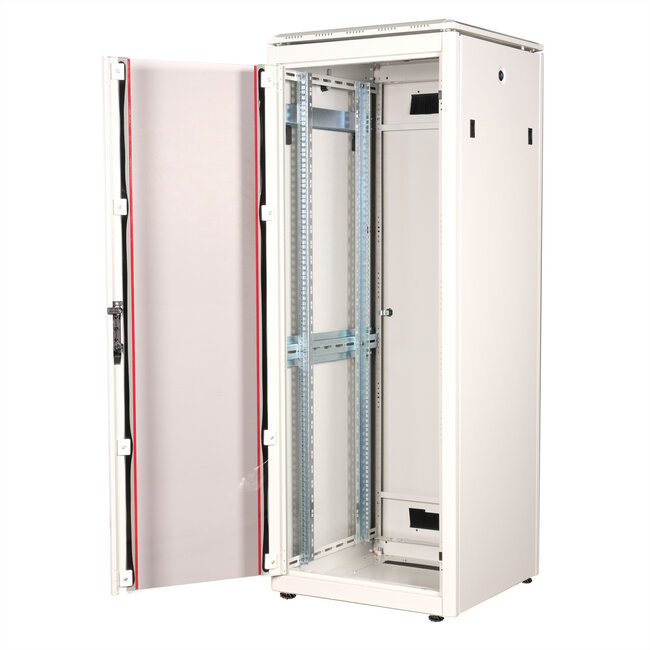 ROLINE 19-inch netwerkkast Pro 32 U, 600x600 BxD Glazen deur grijs