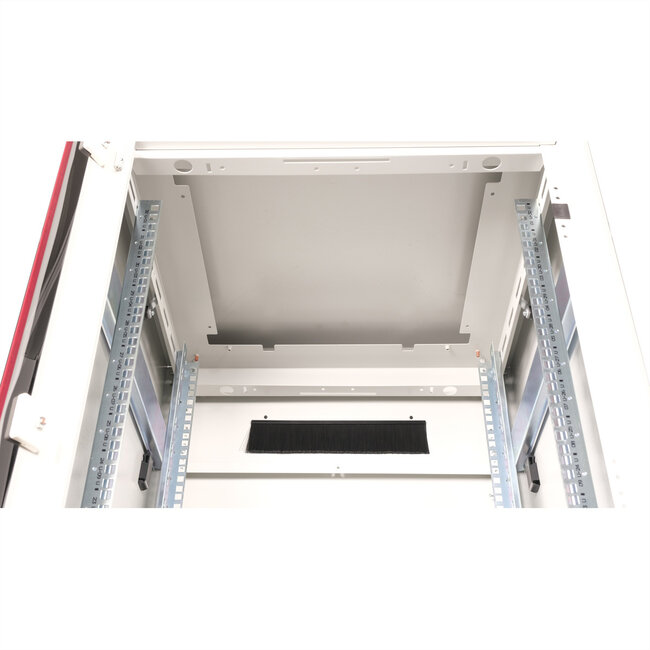 ROLINE 19-inch netwerkkast Pro 32 U, 600x600 BxD Glazen deur grijs