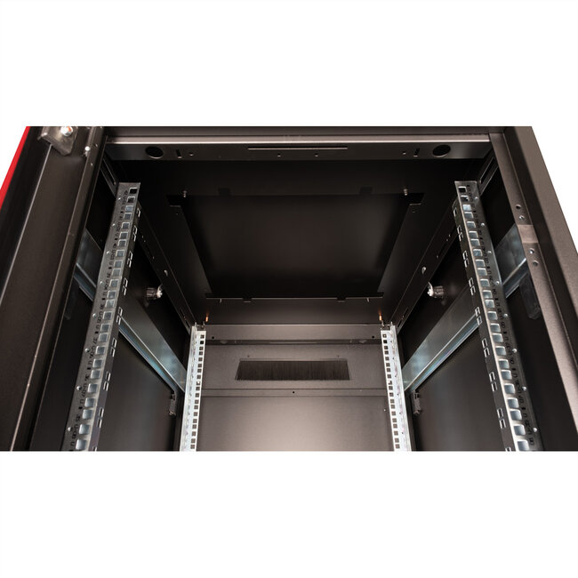 ROLINE 19-inch netwerkkast Pro 42 U, 600x800 BxD Glazen deur zwart