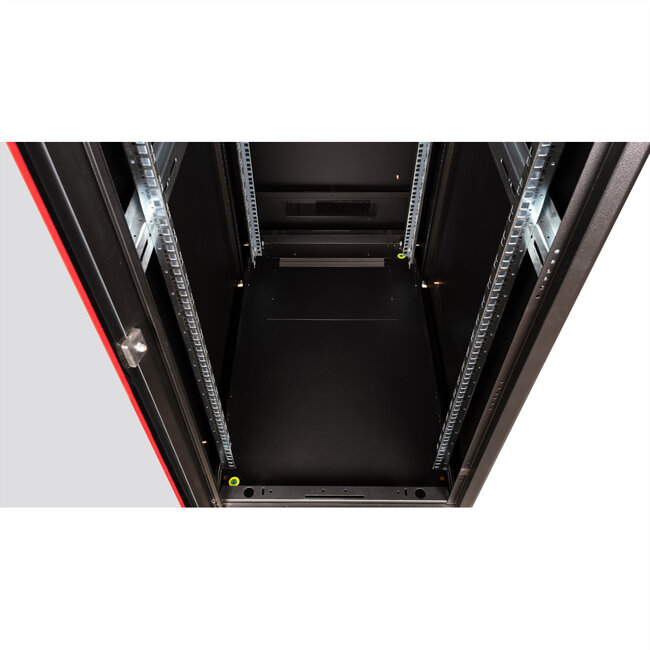 ROLINE 19-inch netwerkkast Pro 42 U , 600x1000 BxD Glazen deur zwart