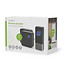 Draadloze Deurbelset | Netvoeding | 100 - 240 V AC 50/60 Hz | 1x 23A 12V | Volume: 110 dB | Signaalbereik: 150 m | IP55 | Instelbaar volume | 58 Melodieën | 2 Ontvangers | Zwart