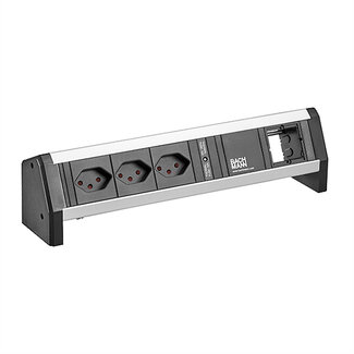 Bachmann BACHMANN DESK 3xCH T13 90° 1xCM, 1xZekering stroom 1,0m GST18 Zwitserland