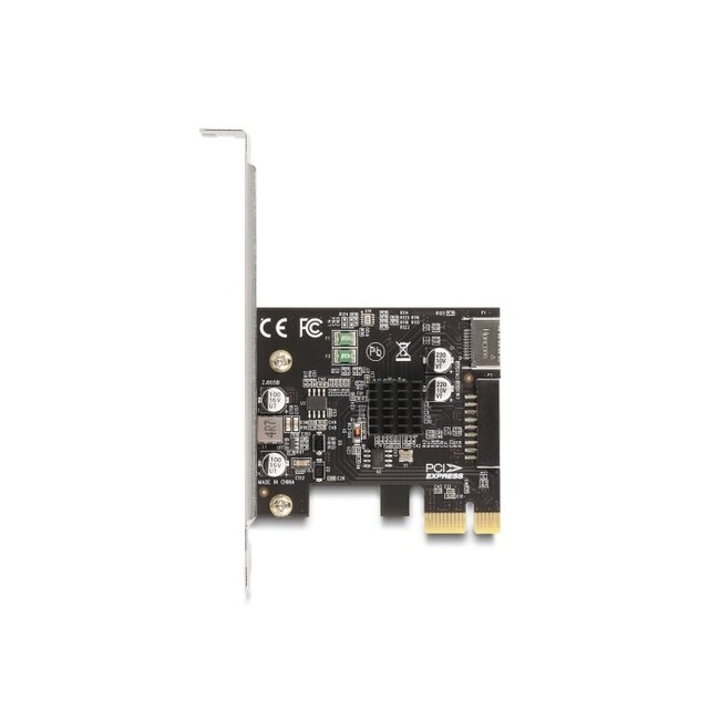 PCI Express x1 Card to 1 x internal USB 5 Gbps Type-E Key A and 1 x 19 pin USB pin header male - Low Profile Form Factor