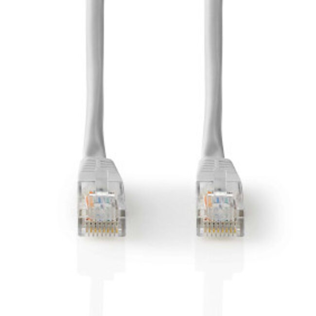 CAT5e Netwerkkabel | U/UTP | RJ45 Male | RJ45 Male | 5.00 m | Rond | PVC | Grijs | Label