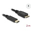 Delock USB 5 Gbps Cable USB Type-C™ male to USB Type Micro-B male 2 m