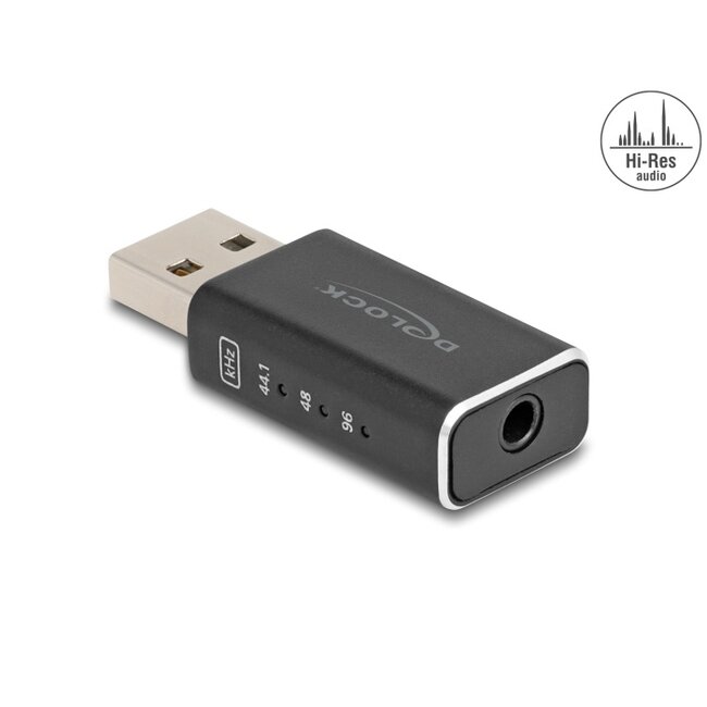 Delock USB Gaming DAC 24 Bit / 96 kHz High Res Audio