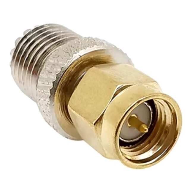 Mini UHF (v) - SMA (m) adapter | 50 Ohm