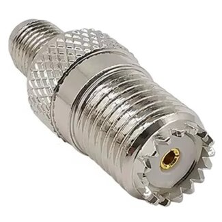 Universal Mini UHF (v) - SMA (v) adapter | 50 Ohm