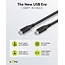 USB-C kabel | USB4 40 Gbps | PD 100W | 8K 60Hz | zwart | 1 meter