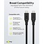 USB-C kabel | USB4 40 Gbps | PD 100W | 8K 60Hz | zwart | 1 meter