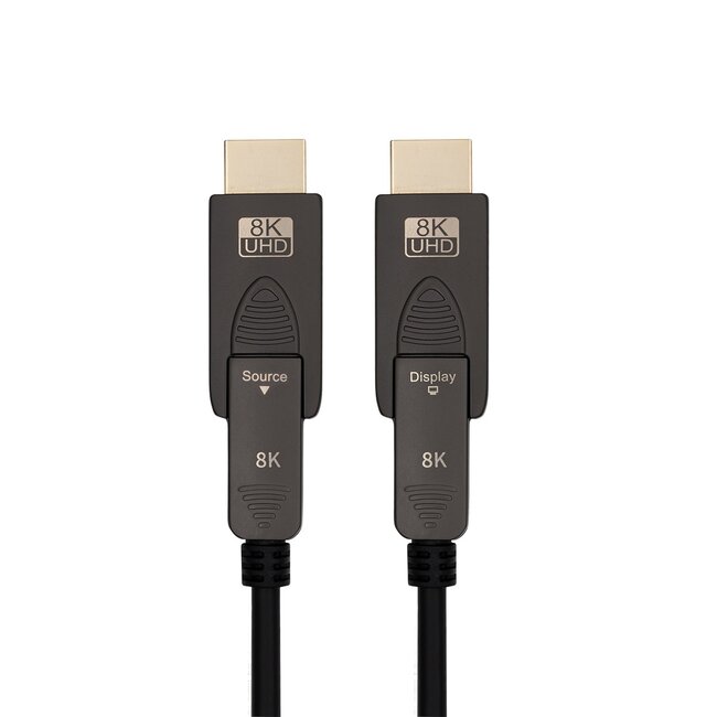 HDMI active optical cable (AOC) | Micro HDMI/HDMI | HDMI2.1 (8K 60Hz + HDR) | 10 meter
