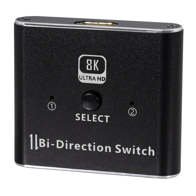 HDMI schakelaar | bi-directioneel (2 naar 1 / 1 naar 2) | HDMI2.1 (8K 60Hz + HDR)