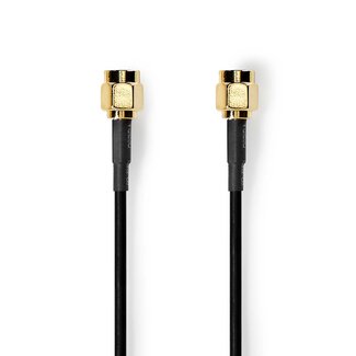 Nedis Nedis SMA (m) - SMA (m) kabel | RG174 | 50 Ohm | 1 meter