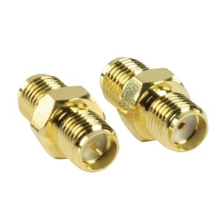 Nedis Nedis RP-SMA (v) - SMA (v) adapter | 50 Ohm | 2 stuks