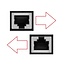 SFTP CAT8.1 netwerkkabel | haaks (rechts) | LSZH | zwart | 1,5 meter