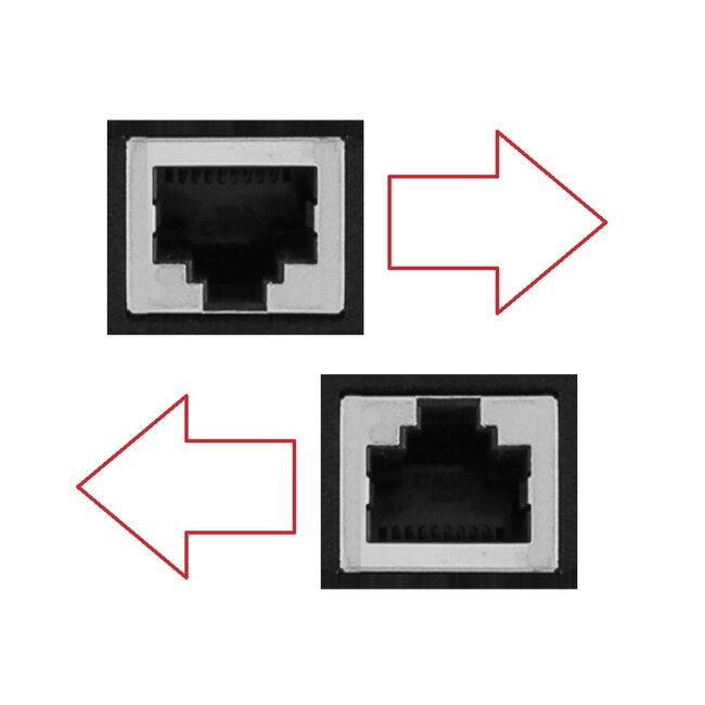 SFTP CAT8.1 netwerkkabel | haaks (rechts) | LSZH | zwart | 5 meter