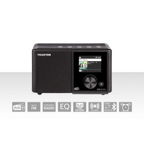 Telestar DIRA M 11i + Internetradio Internet, DAB+, VHF (FM) AUX, Bluetooth, Radio-opname, USB, WiFi, Internetradio Opnamefunctie, Incl. afstandsbediening,