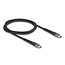 Delock USB 2.0 Cable USB Type-C™ male to male with extended bend protection 60 W 1 m