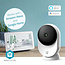 SmartLife Camera voor Binnen | Wi-Fi | 3MP Full HD 1296p | Cloud Opslag (optioneel) / microSD (niet inbegrepen) / Onvif | Met bewegingssensor | Nachtzicht | Wit