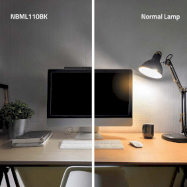 Monitor-lichtbalk | 40 cm | Dimbaar | LED | Aanraakbediening | ABS / Aluminium