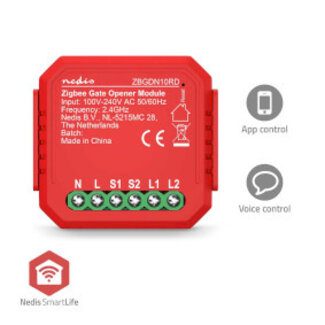 Nedis SmartLife Schakelaar | Zigbee 3.0 | 2.5 W | Kroonsteen | App beschikbaar voor: Android™ / IOS