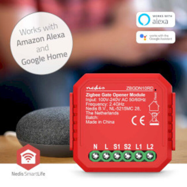 SmartLife Schakelaar | Zigbee 3.0 | 2.5 W | Kroonsteen | App beschikbaar voor: Android™ / IOS