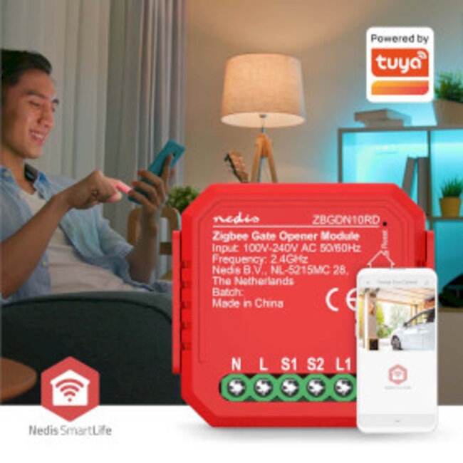 SmartLife Schakelaar | Zigbee 3.0 | 2.5 W | Kroonsteen | App beschikbaar voor: Android™ / IOS