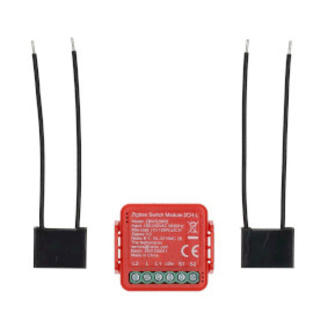 SmartLife Schakelaar | Zigbee 3.0 | 2x100 W | Kroonsteen | App beschikbaar voor: Android™ / IOS