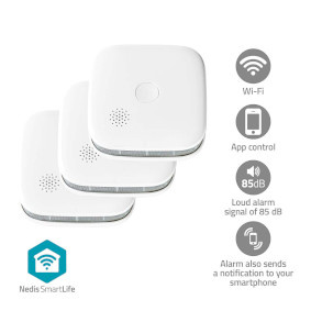 Nedis SmartLife Rookmelder - WIFIDS21WT3 - Wit