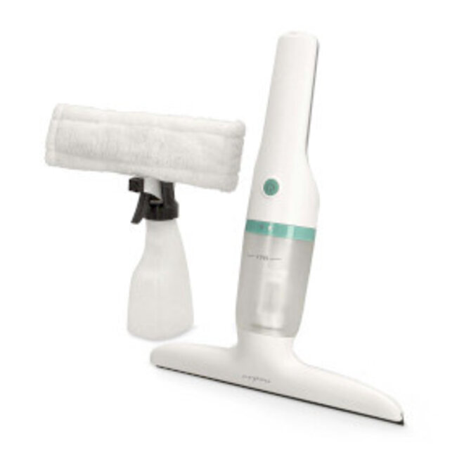 Elektrische Raamwisser | 12 W | Inhoud Reservoir Vuil Water: 60 ml | Afneembare vuilwatertank | Groen / Wit