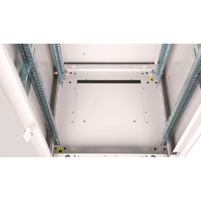 ROLINE 19-inch netwerkkast Basic 26 U, 600x600 BxD Glazen deur grijs