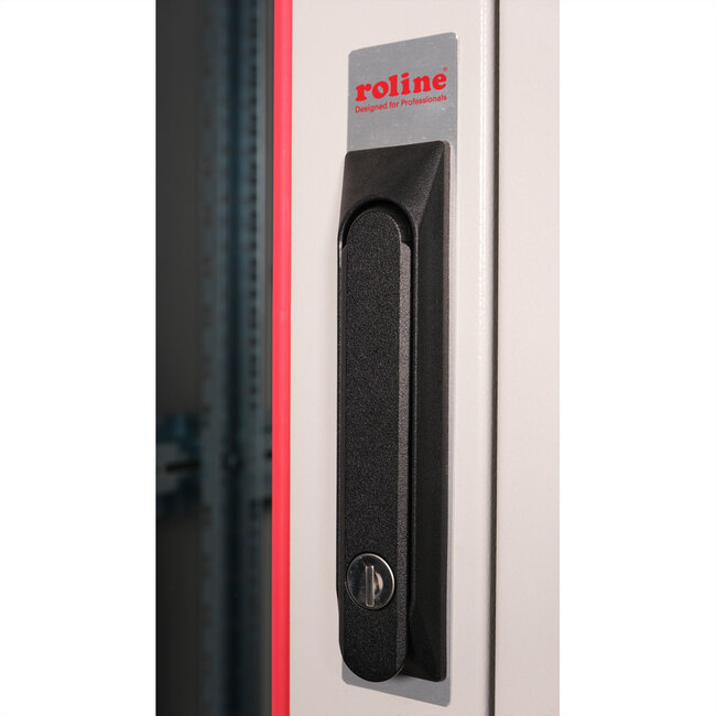 ROLINE 19-inch netwerkkast Basic 26 U, 600x600 BxD Glazen deur grijs