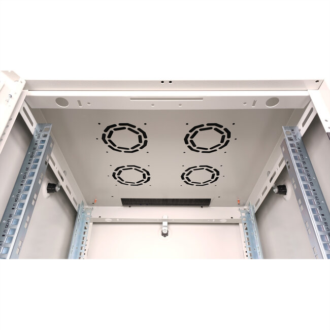 ROLINE 19-inch netwerkkast Basic 22 U, 600x600 BxD Glazen deur grijs