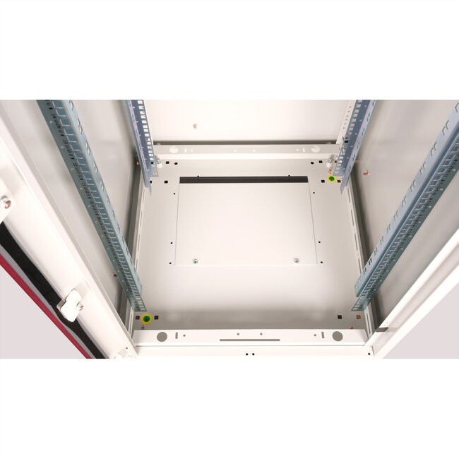 ROLINE 19-inch netwerkkast Basic 22 U, 600x600 BxD Glazen deur grijs