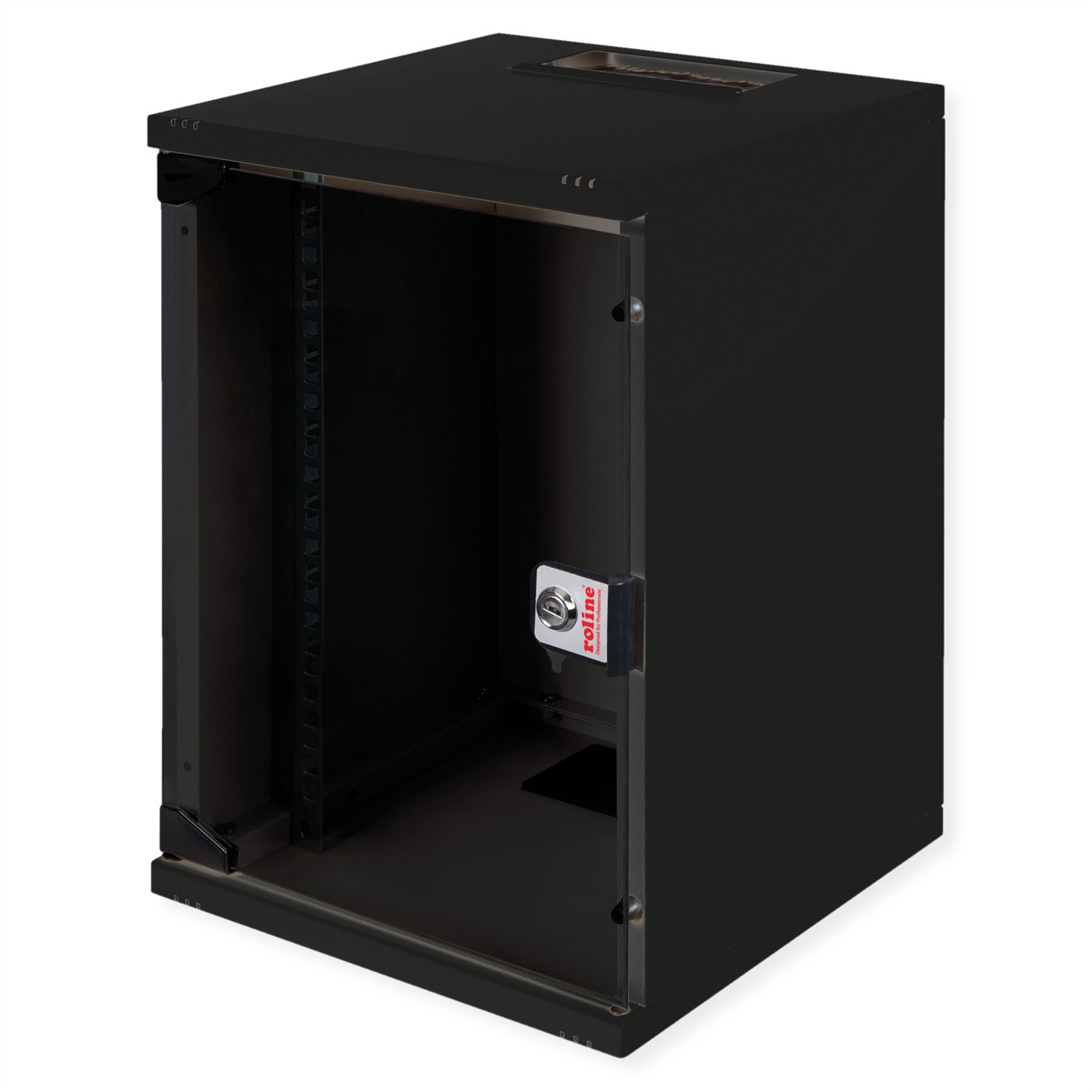 ROLINE 10-inch wandbehuizing 9 U, 312x300 BxD zwart