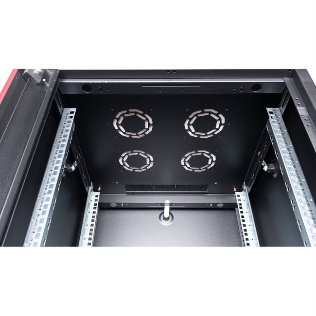 ROLINE 19-inch netwerkkast Basic 26 U, 600x600 BxD Glazen deur zwart