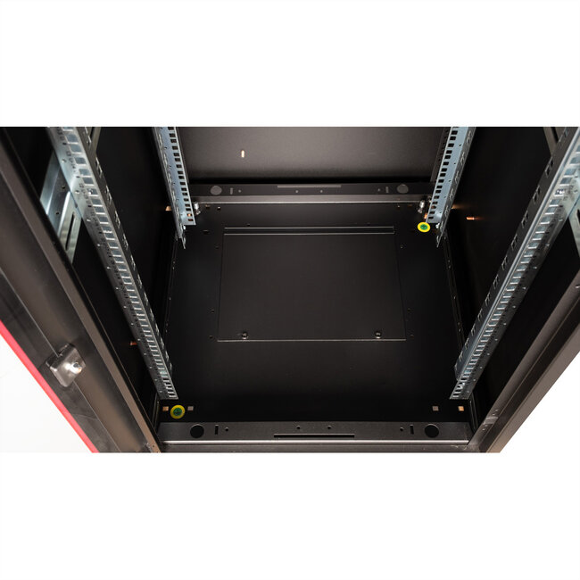 ROLINE 19-inch netwerkkast Basic 26 U, 600x600 BxD Glazen deur zwart