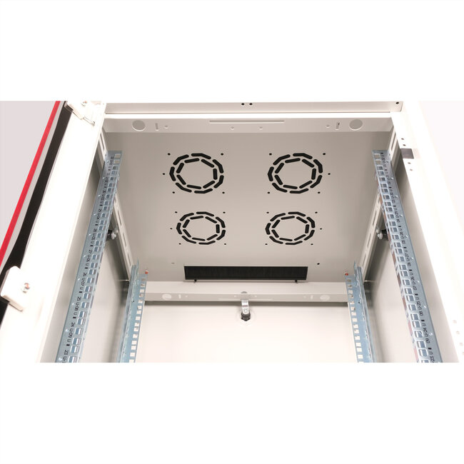 ROLINE 19-inch netwerkkast Basic 32 U, 600x600 BxD Glazen deur grijs